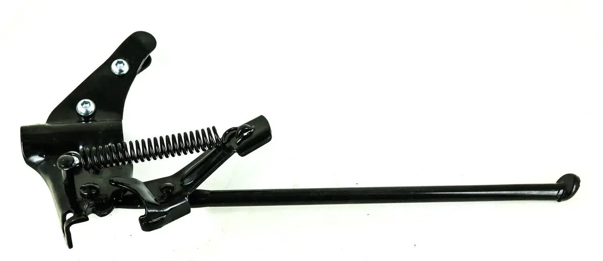 Nuvo Rear Mounted Bike Kickstand Steel Black Clamps To Chainstay New 1