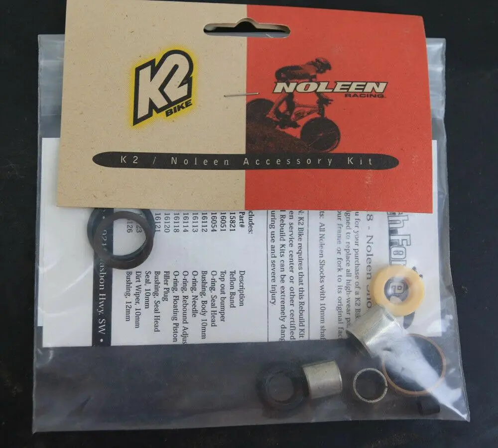 K2 99 Noleen Pro-Flex Rk018 Shock Seal Rebuild Kit New 1