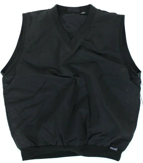 Sierra Sport Whirlwind Wind Vest Small S Black Pullover Water Resistant V New 1