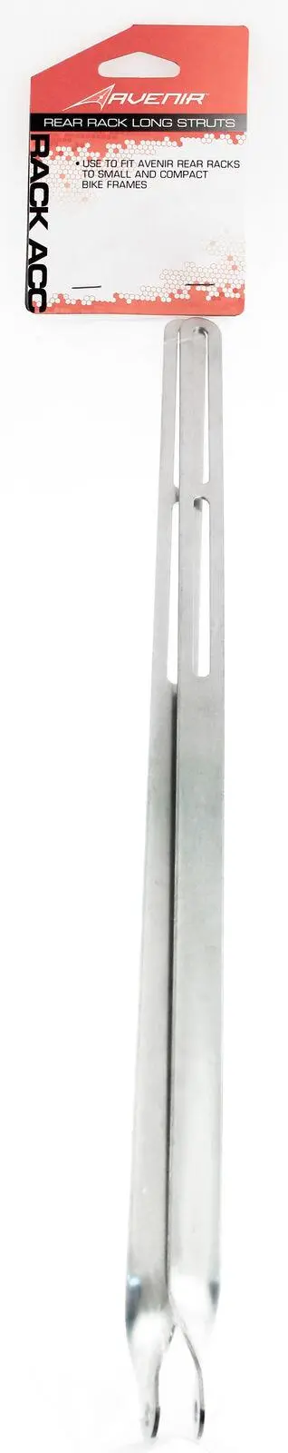 Avenir Rear Rack Long Struts Steel For Rear Bike Bicycle Racks Silver New 1