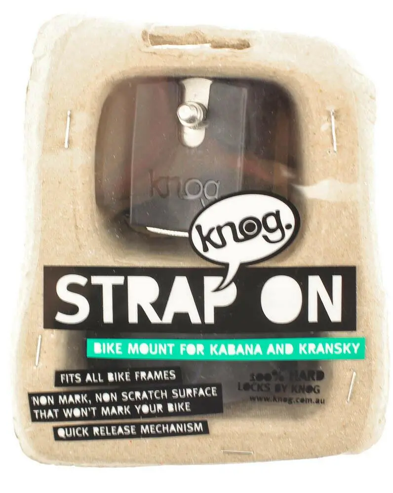 Knog Strap On Qr Bike Lock Mount Bracket For Kabana / Kransky Universal New 1