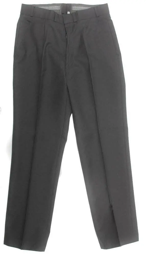 Vintage Dress Slacks Pant Wool Blend Men's Grey Size 31 1/2 X 30" Hemmed New 1