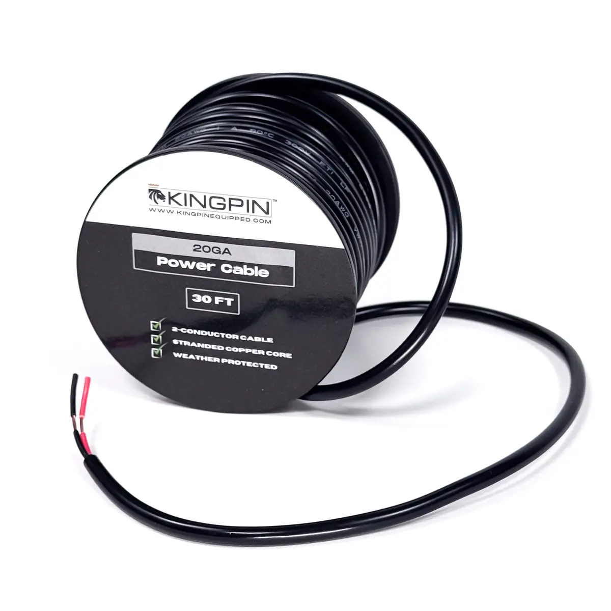 Kingpin Equipped - Power Cable, 20Ga 1