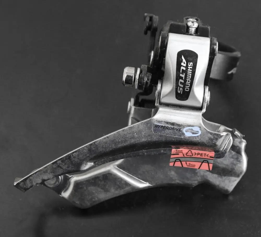 Shimano Altus Fd-M311 Mtb Bike Front Derailleur Top/Bott Pull Triple 34.9Mm New 1