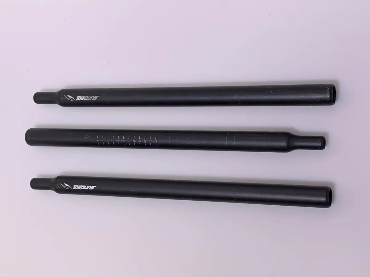 Lot Of 3 Sundeal 34Mm Seatposts 490Mm Aluminum Folding Bike Rail New Take Off 1
