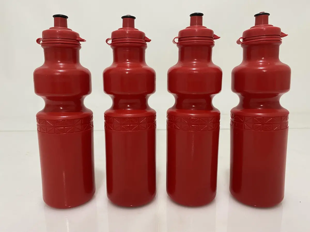 Lot 4 Red California Springs Duoflow 26Oz Bike Bicycle Water Bottles New 1