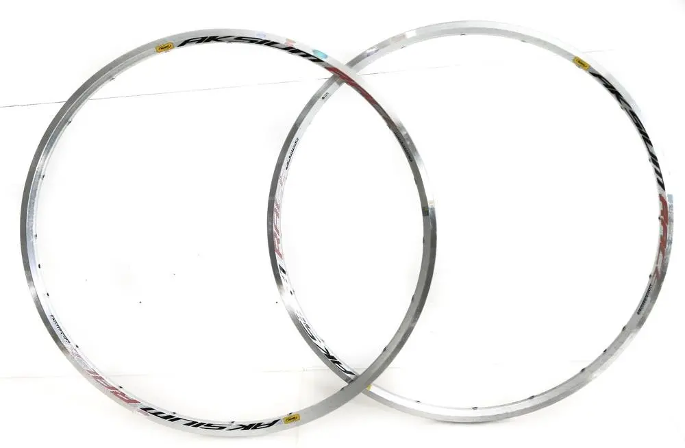2 Qty Mavic Aksium Race 20 H Road Bike Rims 700C Double Walled Aluminum New Blem 1