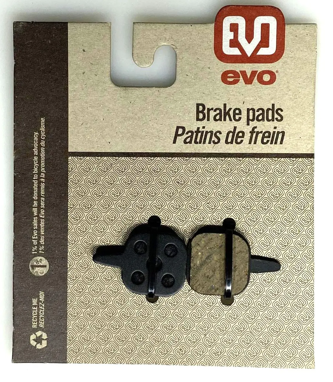 Evo Tektro Bike Bicycle Semi-Metallic Black Disc Brake Pads New 1