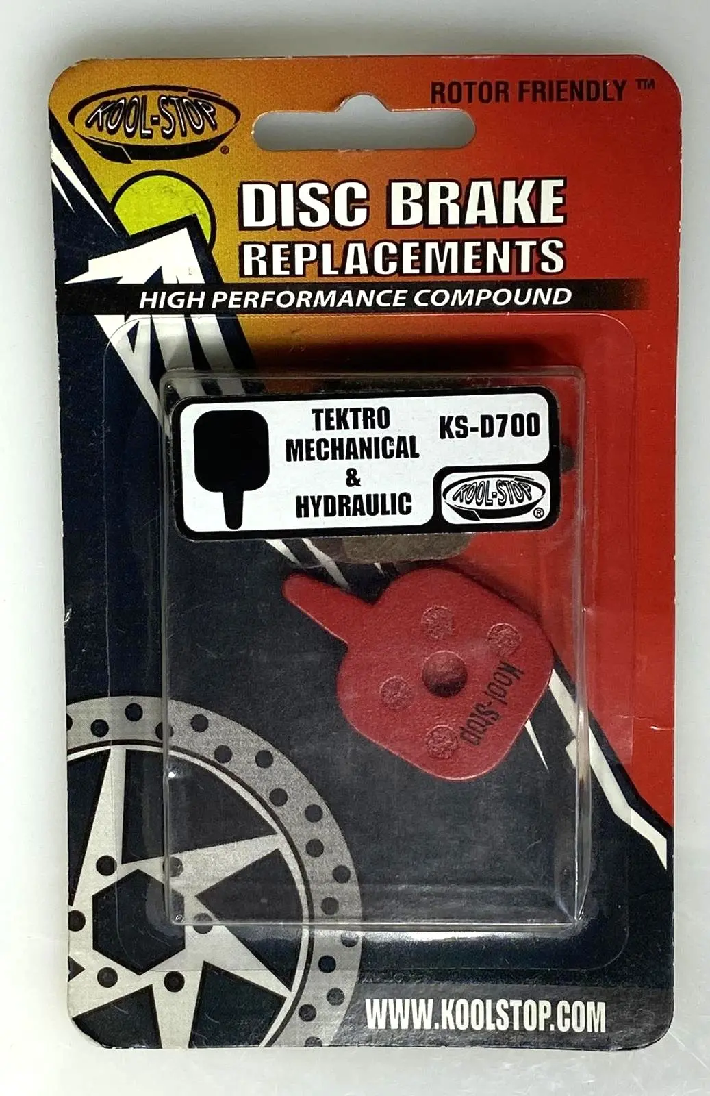Kool Stop Ks-D700 Semi-Metallic Bike Disc Disk Brake Road Pads Tektro Io New 1