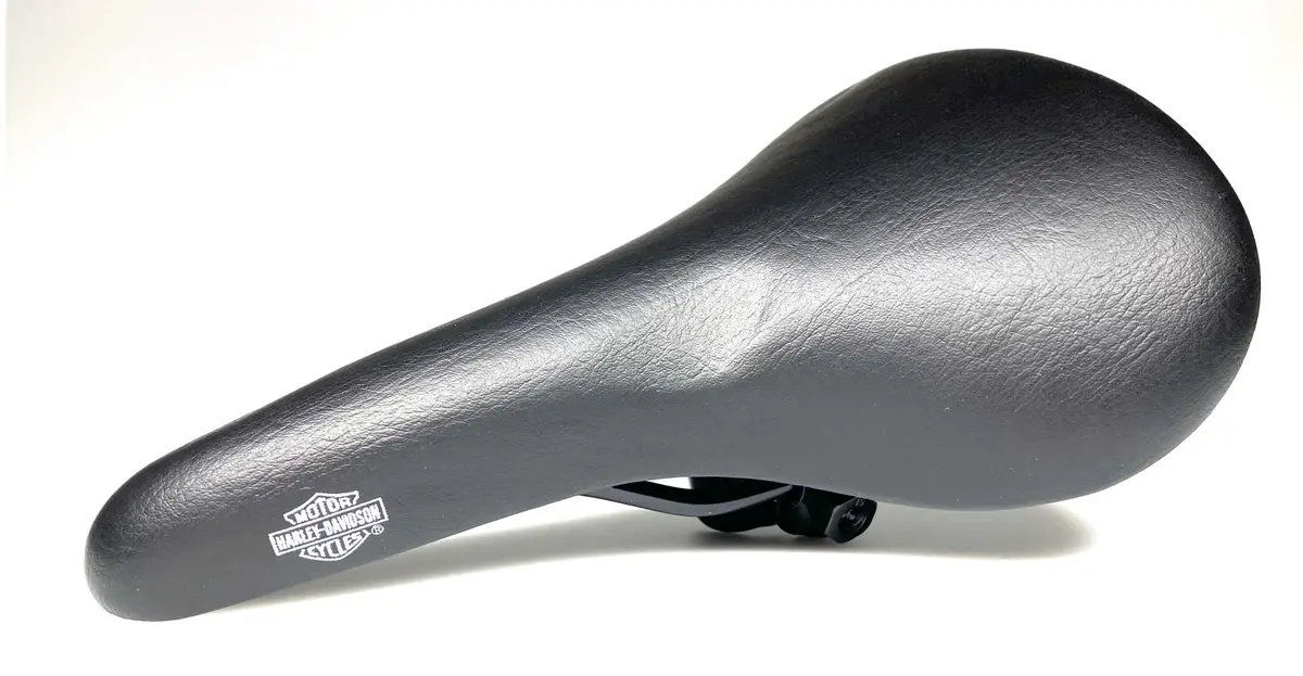 Harley Davidson Cionlli Black Adult Cycling Bike Saddle Seat With Mount New 1