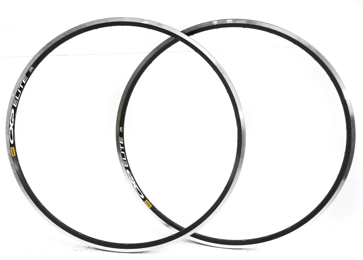 2 Qty Mavic Cxp Elite 700C 28 Hole 28H Road Bike Rims Aluminum Black New 1