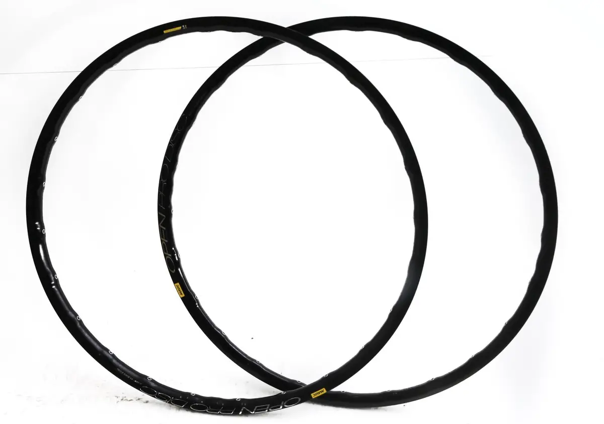 2 Qty Mavic Open Pro Disc 700C 24 Hole 24H Road / Cyclocross Bike Wheel Rims New 1