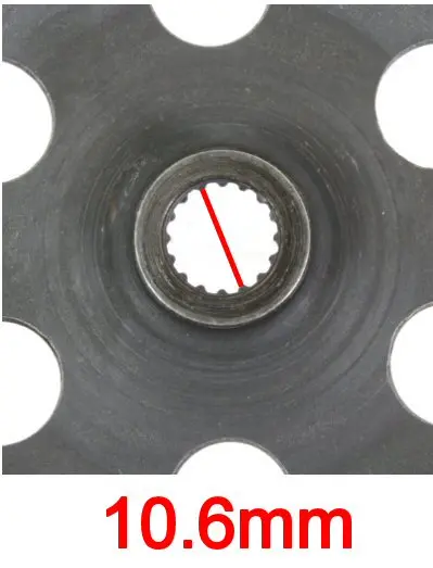 Universal Parts Minarelli Clutch Assembly - 107Mm Clutch Bell 2