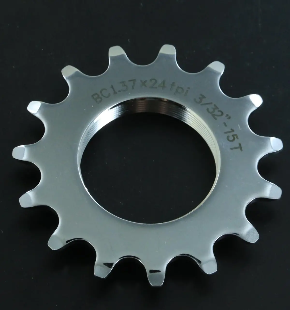 Chrome Steel 16T Single Speed Bike Track Fixed Gear Cog Threaded New 1