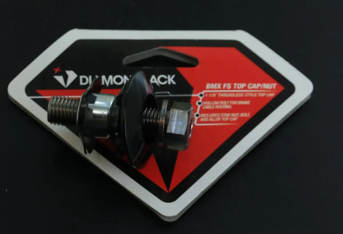 Diamondback 1-1/8" Threadless Freestyle Bmx Bike Headset Cap Internal Cable New 1