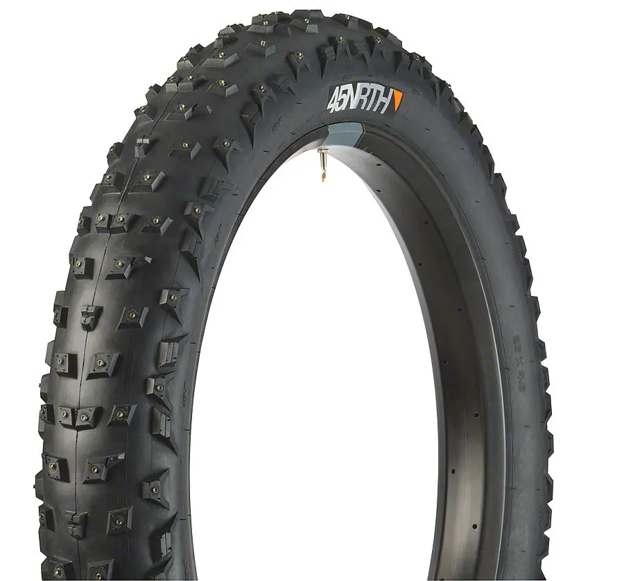 45Nrth Wrathchild 26X4.60 Studded Folding Tubeless 120 Tpi Tire 1