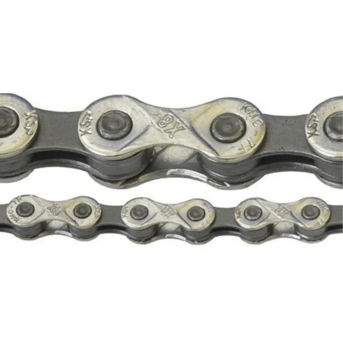 Kmc X8 8-Speed Silver Chain Extra Long 140L Bulk Package 1