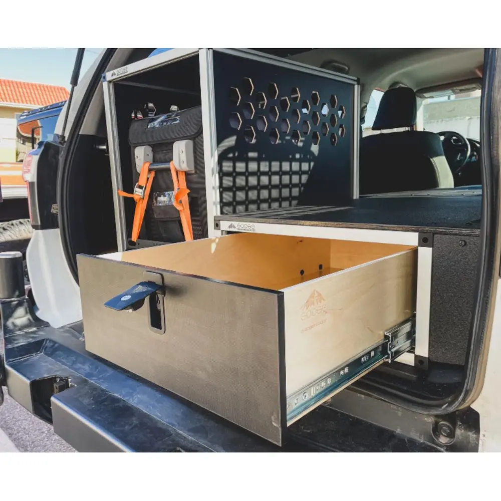 Goose Gear - Single Drawer Module With Fitted Top Plate - 22-3/16"W X 10"H X 36"D - Toyota 4Runner (2010-2024) 1