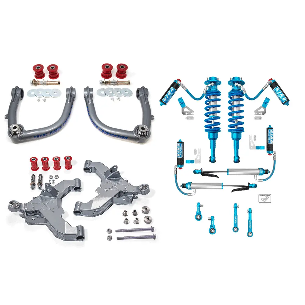 Total Chaos - Mid Travel Lift Kit With Front & Rear 2.5 Inch Diameter Adjustable King Shocks - Toyota 4Runner (2025+) 1