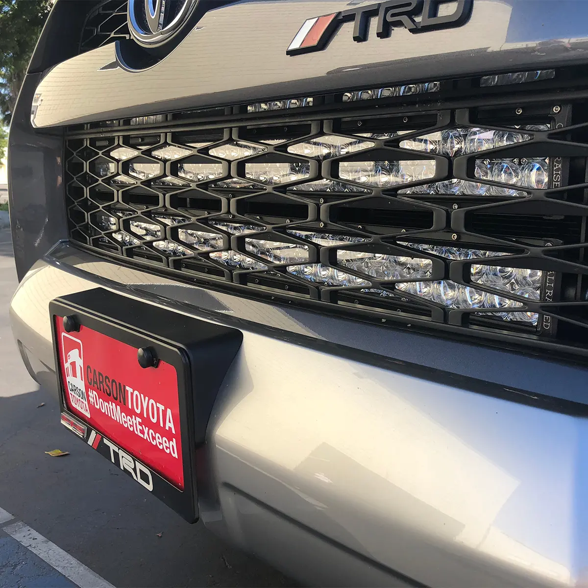 Cali Raised Led - 32" Hidden Grille Led Light Bar Brackets Kit - Toyota 4Runner (2014-2024) 1
