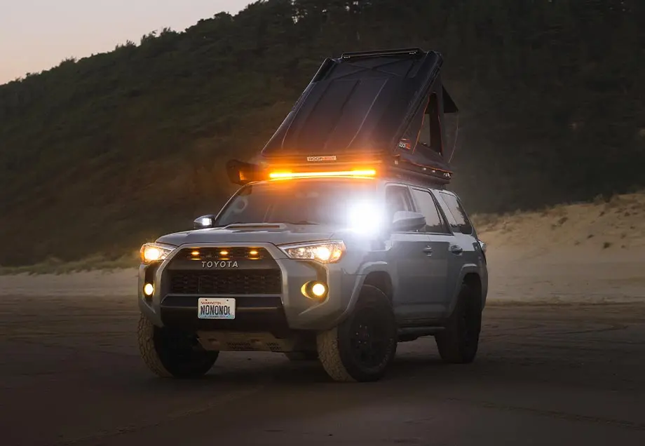 Cali Raised Led - Low Profile Led Ditch Light Brackets Kit - Toyota 4Runner (2010-2024) 1