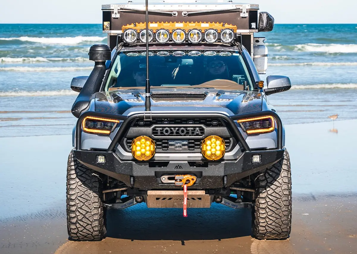 Backwoods Adventure Mods - Hi-Lite Overland Front Bumper (Bull Bar) - Toyota Tacoma (2016-2023) 1
