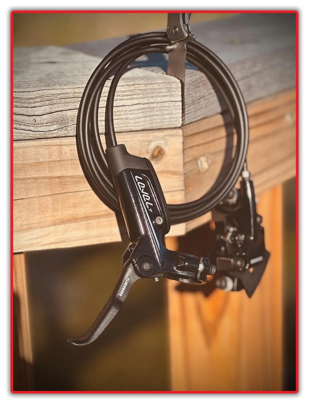 Sram Level T Hydraulic Mtb Bike Disc Rear Brake Lever Caliper 2000Mm New Oem 1