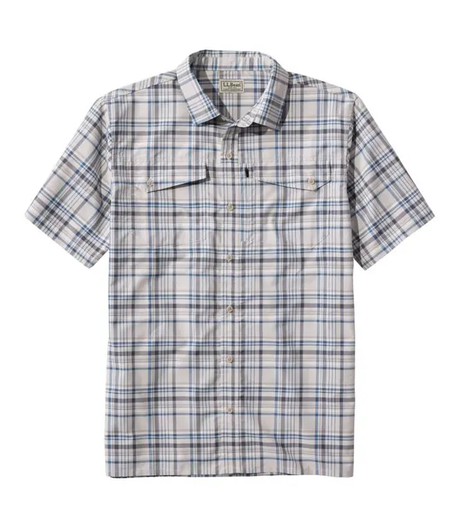 Sunsmart Cool Weave Woven Short Sleeve Shirt Men's Regular 1