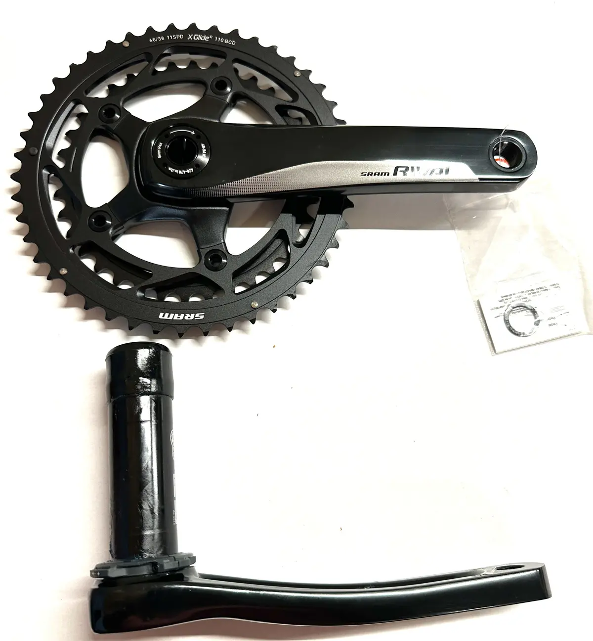 Sram Rival 2 X 11 Speed Alloy Road Bike Crankset Bb30 / Pf30 175Mm 46/36T New 1
