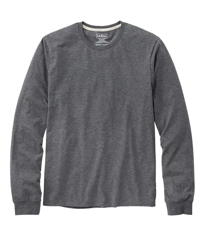 Comfort Stretch Pima Long Sleeve Tee Shirt Men's Regular 1