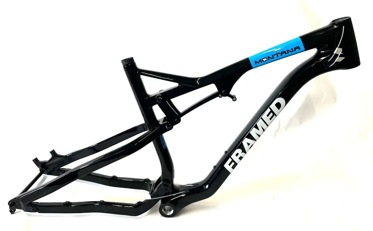 Framed 21" Montana Carbon Full Suspension Fat Bike Frame 27.5" New 1