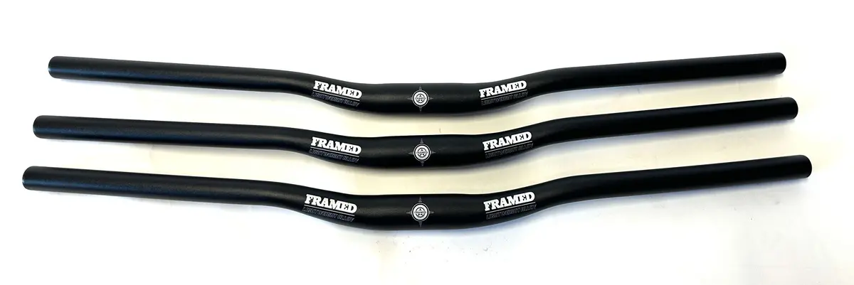 Lot Of 3 Alloy Riser Mountain Bike Handlebars Black 710Mm 31.8Mm 300G New 1