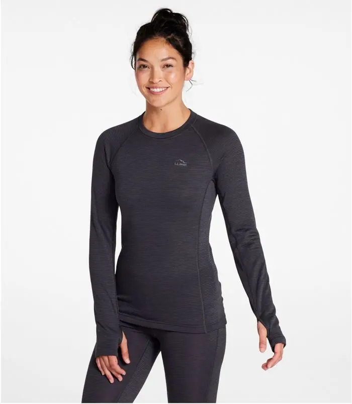 L.L.Bean Midweight Baselayer Crew Top Women's 1