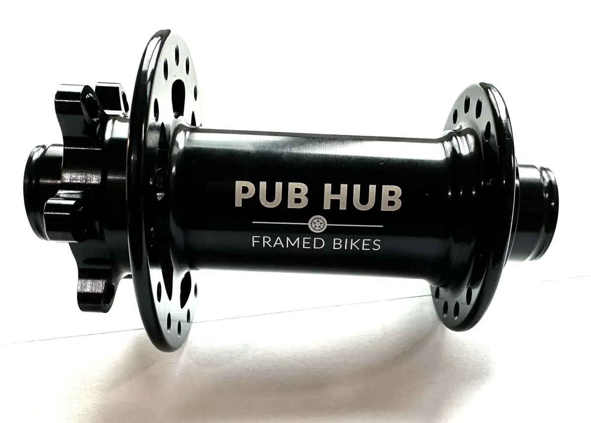 Framed 32H 32 Hole 110Mm X 15Mm 6 Bolt Disc Front Hub Black Bike Sealed Hub New 1