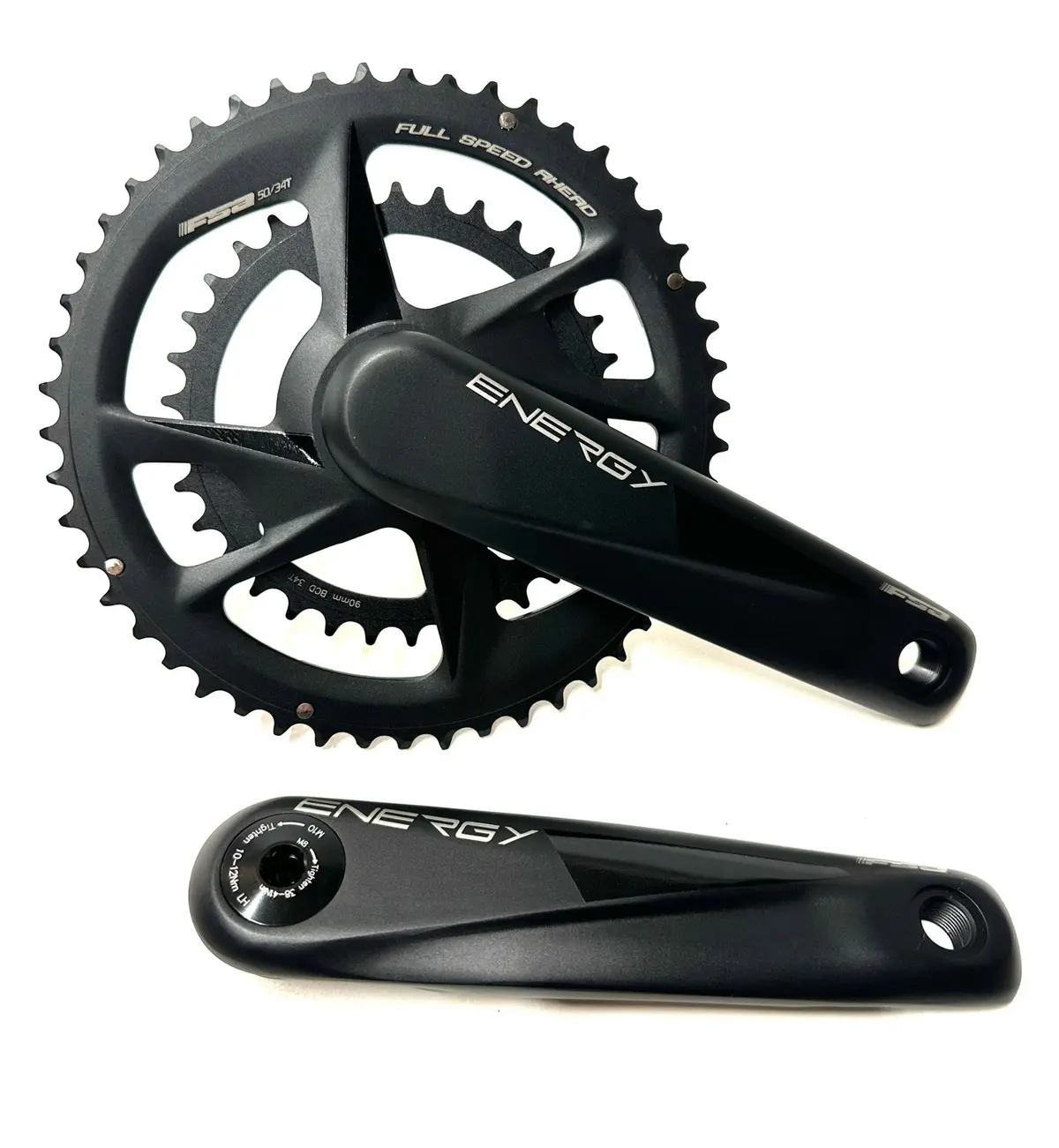 Fsa Energy Modular Bb386evo Road Gravel Crankset 172.5Mm 9/10/11/12  50/34T  New 1