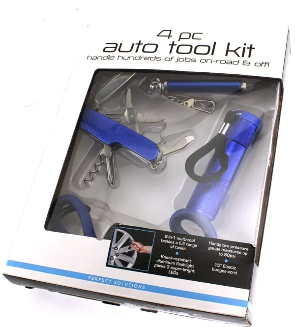 Perfect Solutions 4 Piece Auto Tool Kit Automobile Car Home New 1