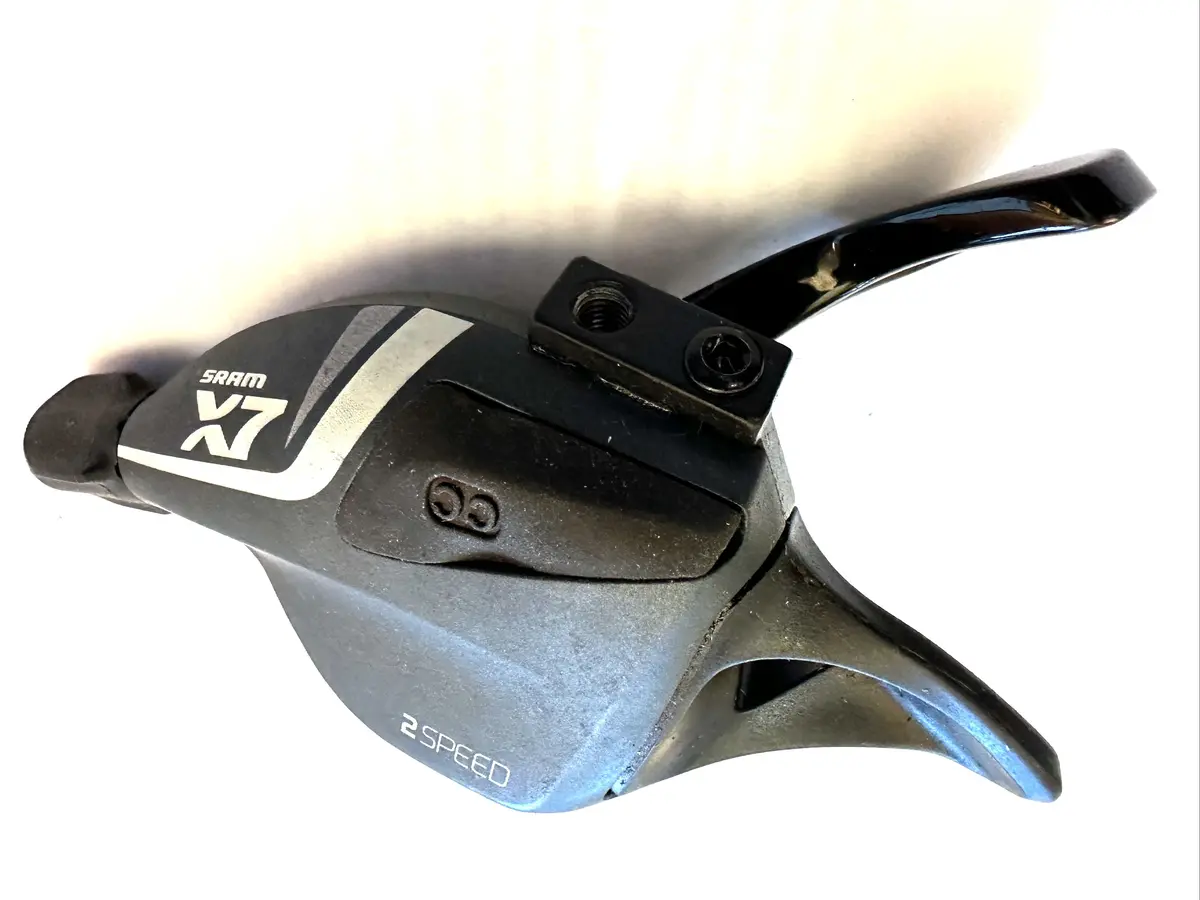 Sram X7 2  Speed Left Gear Black Grey Shifter Trigger 00.7018.027.010 New 1