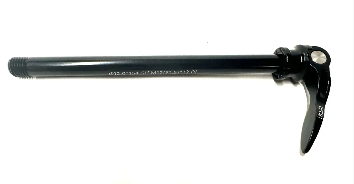Alloy Bike Thru Axle 12Mm X 166.5Mm Quick Release Ø12.0*154.5.L*M12(P1.5)*12.Ol 1