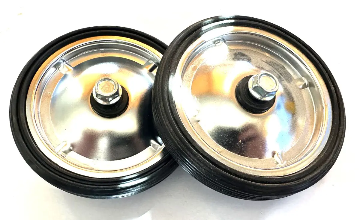 Pair 4.3" Replacement Bicycle Training Wheels Steel Cruiser Bmx Bike New 1