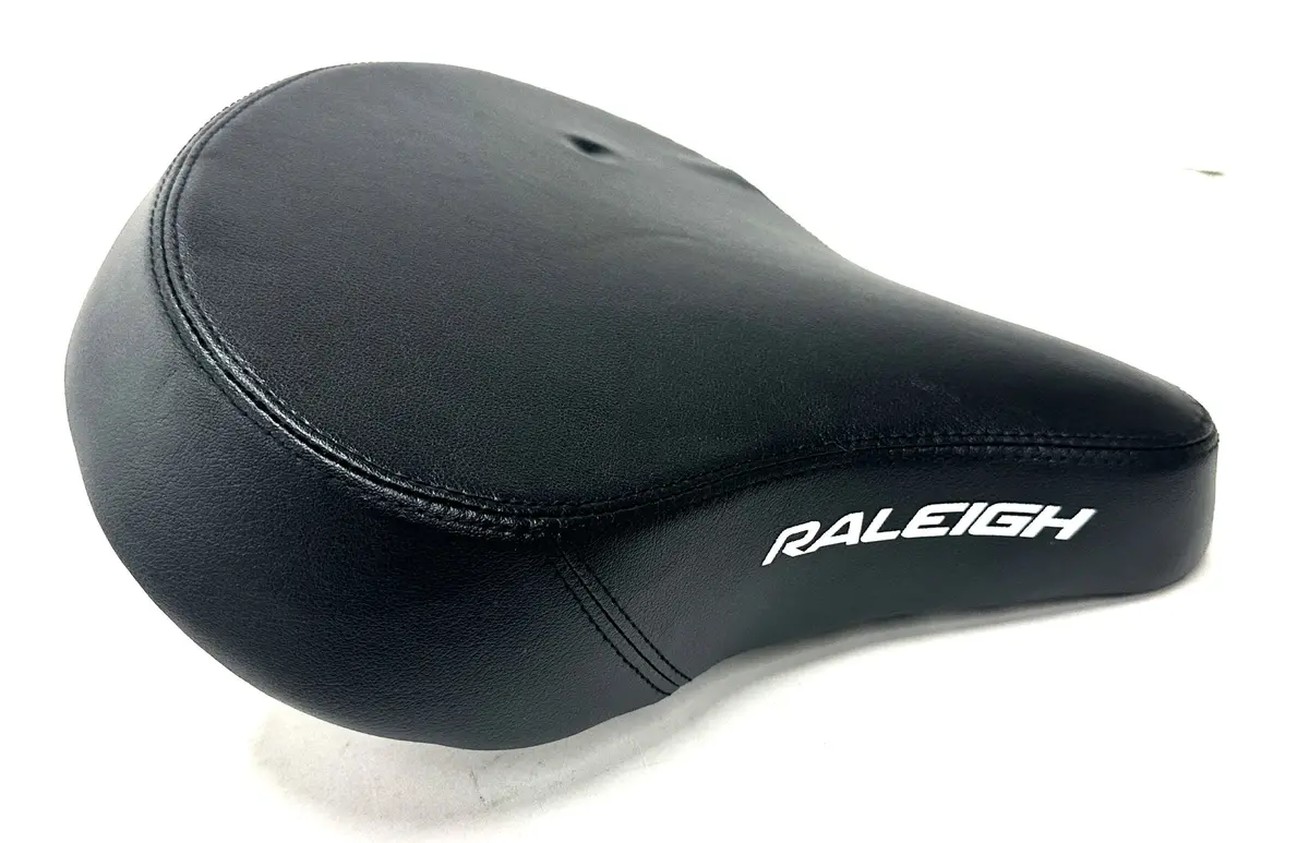Raleigh Trike Saddle Comfort Cruiser Hybrid Bike 13" Wide Saddle Seat Black New 1