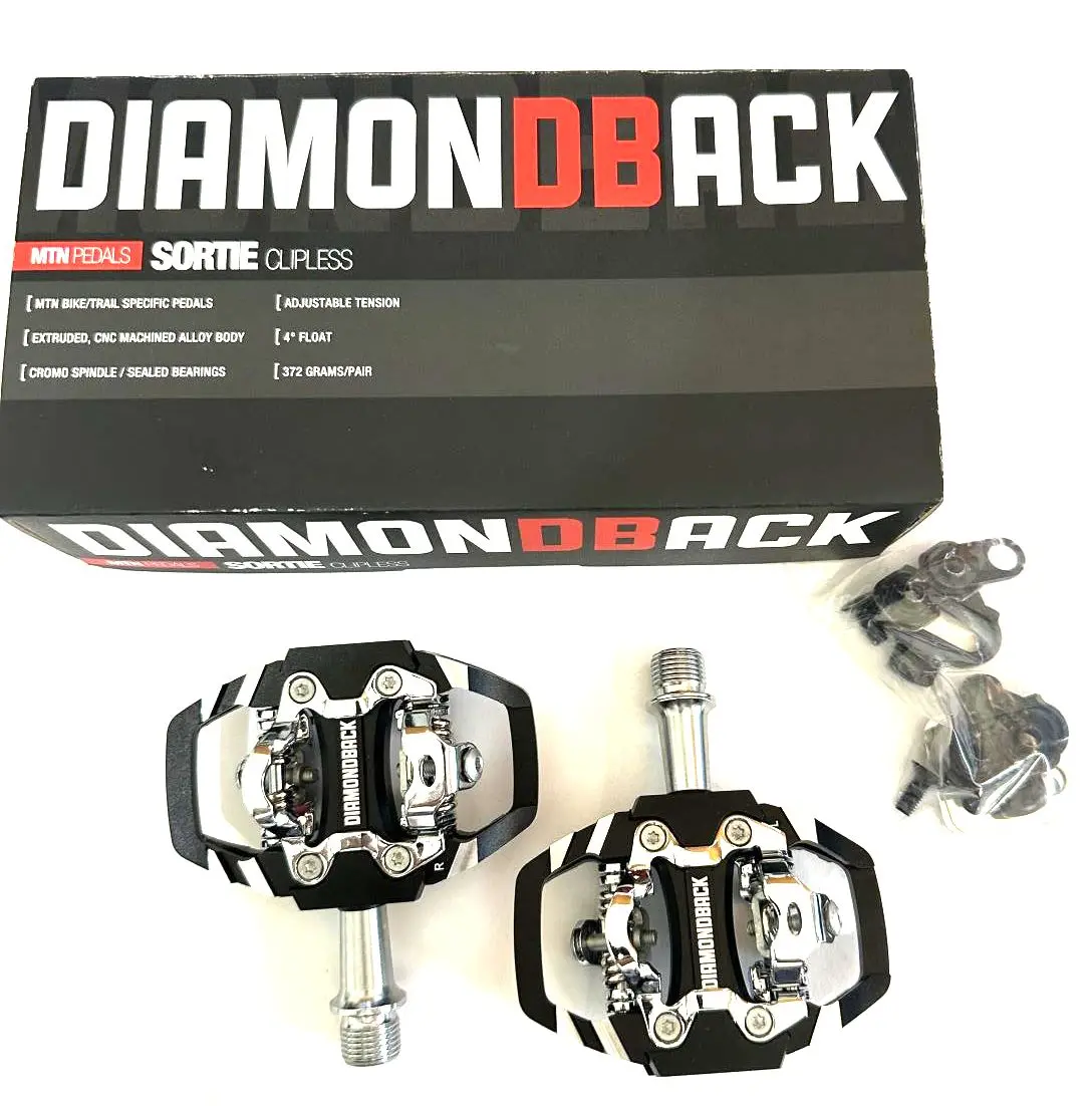 Diamondback Trail Mountain Bike Sortie Clipless Pedals With Cleats New In Box 1