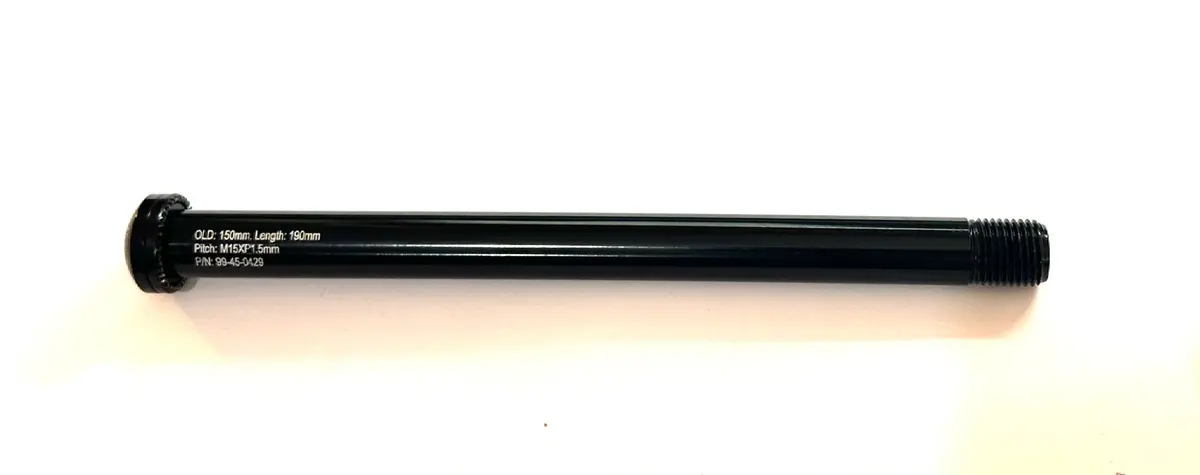 Alloy Bike Front Thru Axle Old: 150Mm Length: 190Mm 15Mm  M15*P1.5*L17 1.5 Pitch 1