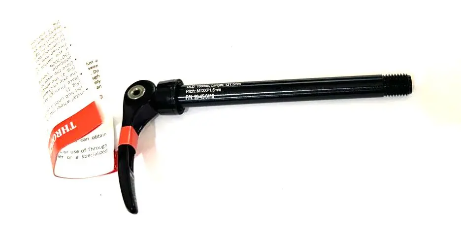 Diamondback Alloy Front Qr Thru Axle 12Mm Old: 100Mm Length: 121.5Mm Pitch 1.5Mm 1