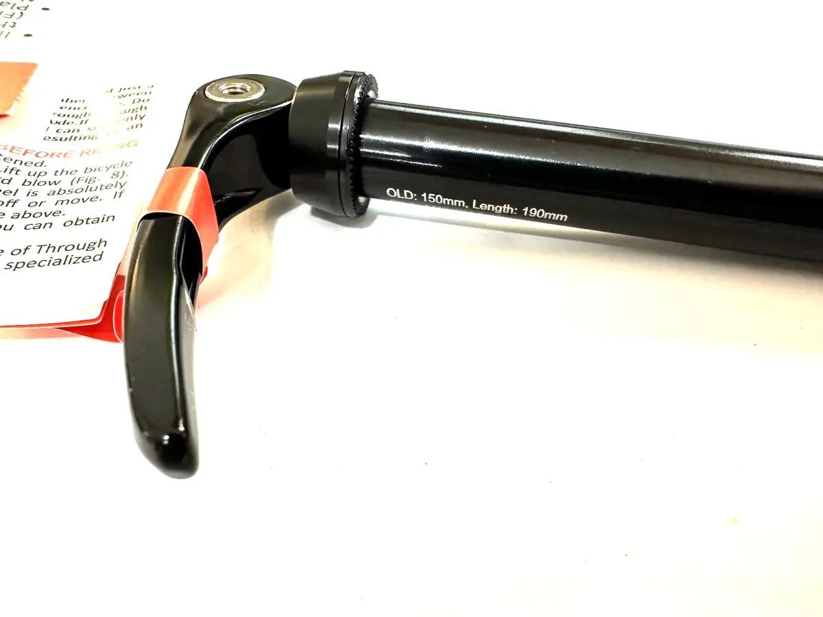Diamondback Alloy Rear Qr Thru Axle 15Mm Old: 150Mm Length: 190Mm Pitch 1.5Mm 2