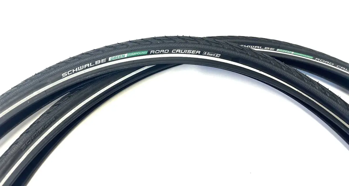 Lot Of 4 Schwalbe Road Cruiser Tire Twin K-Guard 3 700 X 40C Green Compound 2