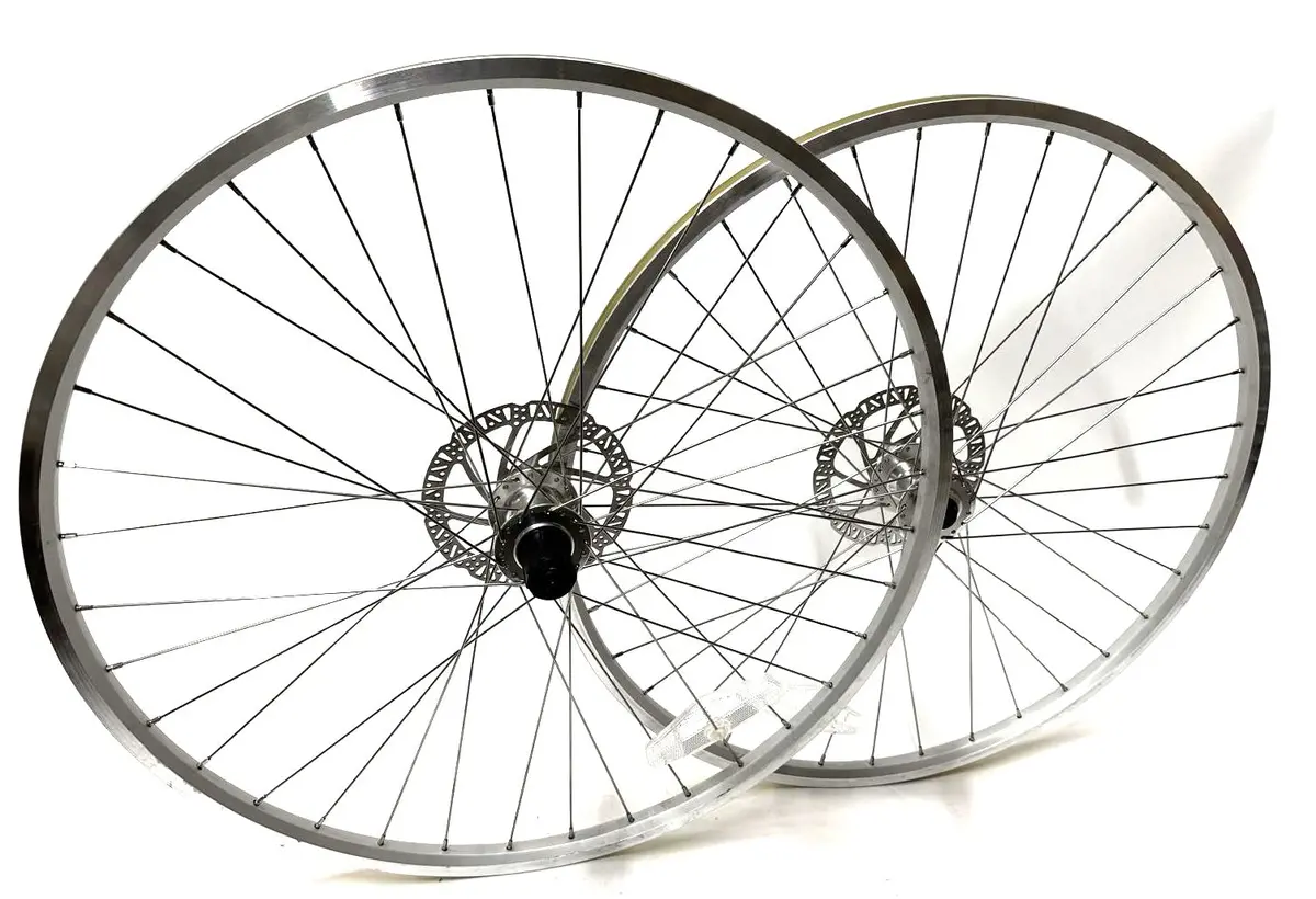 Road Bike Alloy Disc Qr Wheelset F+R 700C Hg 11-12S 100Mm X 135Mm New Blemished 1