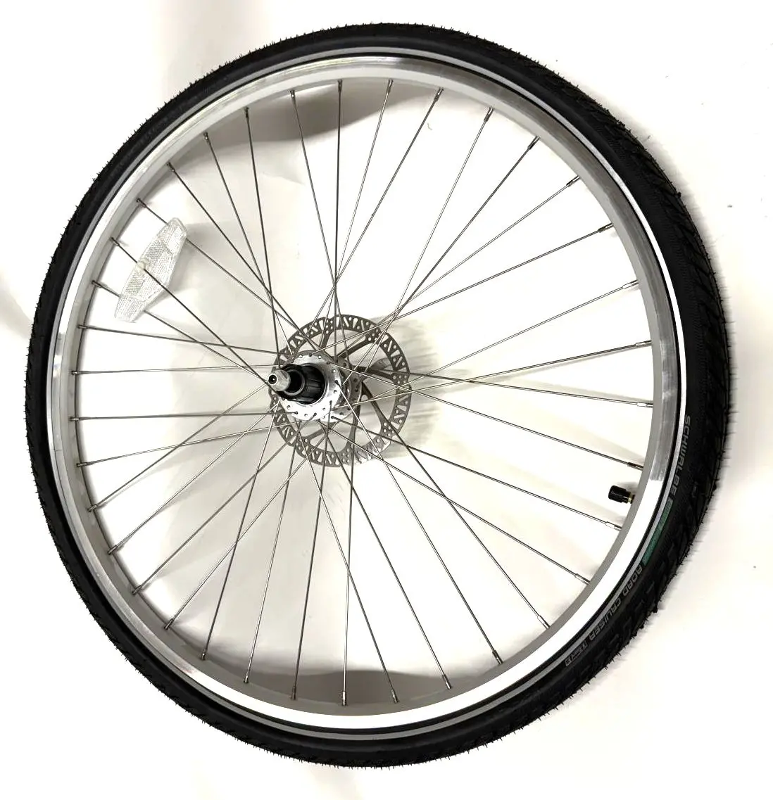 Road Bike Alloy Disc Qr Rear Wheel 700C Hg 11-12S135mm 36 Sp With Tire And Tube 1