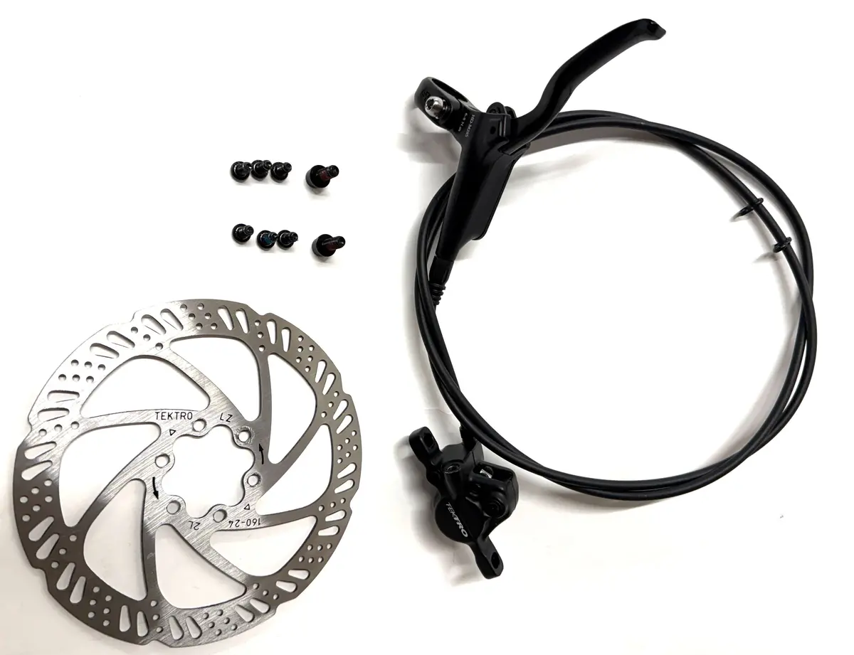 Tektro Hd-M285 Hydraulic Mtb Rear Bike Disc Brake Set 1370Mm + 160Mm Rotor 1