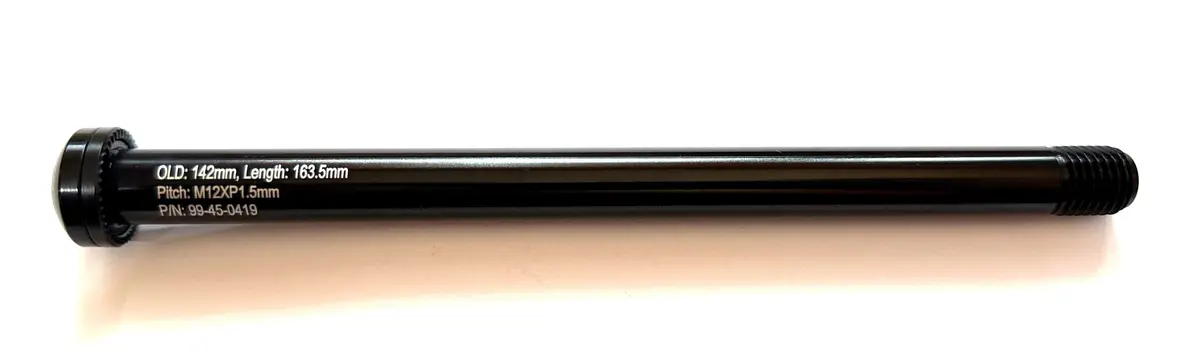 Diamondback Alloy Bike Rear Thru Axle Old 142Mm 12Mm X 163.5Mm Bolt On 1.5 Pitch 1