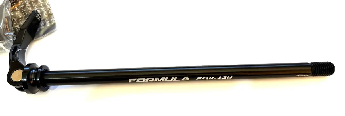 Formula Alloy Rear Qr Thru Axle 12Mm Length: 229Mm Pitch 1.75Mm M12xp1.75Xl229mm 1